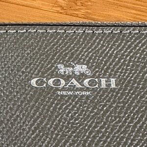 Coach Olive Green Wristlet